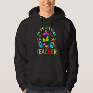 Veste À Capuche Nacho Enseignant Moyen Mexicain Enseignant Cinco D