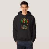 Veste À Capuche Nachos Enseignant De Moyenne D'Espérance Cinco De (Devant entier)