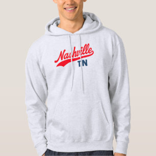 Veste À Capuche Nashville TN Swoosh Script Design - Retro