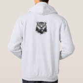 Veste À Capuche Nature Extérieur Grey Vrais papas PERSONNALISER (Dos)