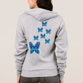 Veste À Capuche nature papillon (Dos)
