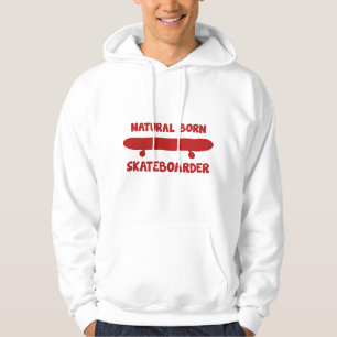 Veste À Capuche Naturel Born Skateboarder