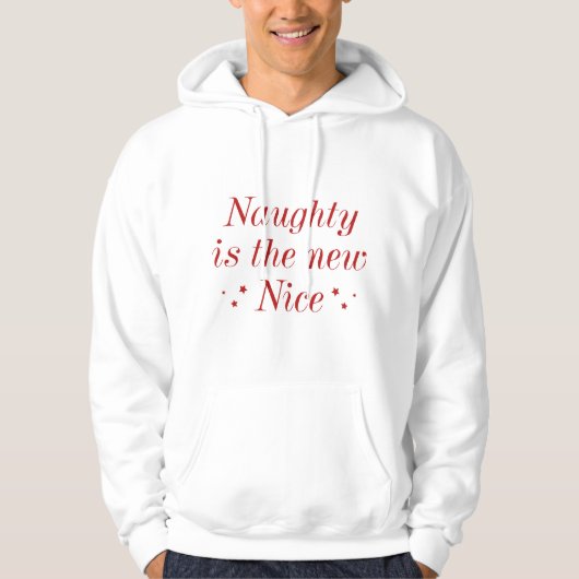 Veste À Capuche Naughty Est Le Nouveau Nice (Devant)