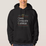 Veste À Capuche Naughty Nice juif Père Noël laide Noël Hanoukka<br><div class="desc">Naughty Nice juif Père Noël laide Noël Hanoukka</div>