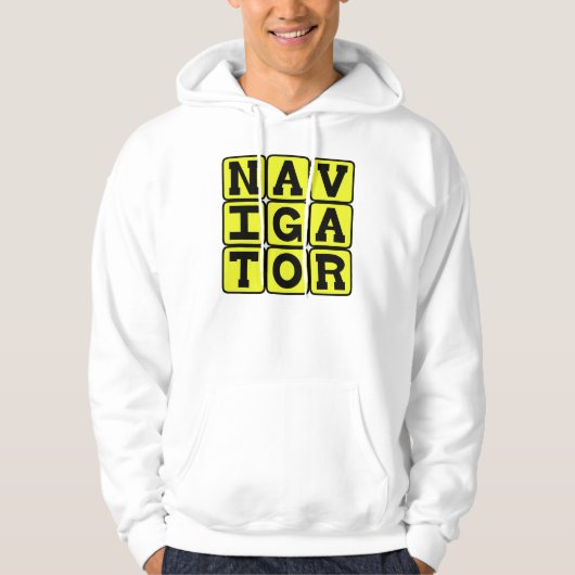 Veste À Capuche Navigateur, Maître de la carte (Devant)