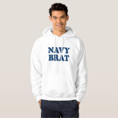 VESTE À CAPUCHE NAVY BRAT (Devant entier)