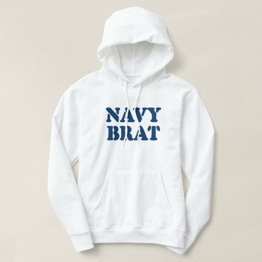 VESTE À CAPUCHE NAVY BRAT (Design devant)