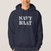 VESTE À CAPUCHE NAVY BRAT (Devant)