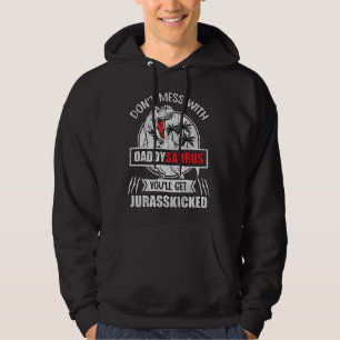 Veste À Capuche N'ayez pas de mal avec papa Saurus Dinosaur père d