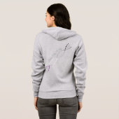 Veste À Capuche Né ainsi ACE - Fierté asexuée ADN (Dos entier)