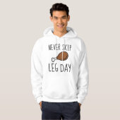 Veste À Capuche Ne Jamais Sauter La Jambe (Devant entier)