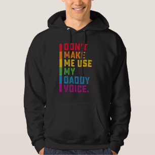 Veste À Capuche Ne me faites pas utiliser ma voix de papa drôle ga
