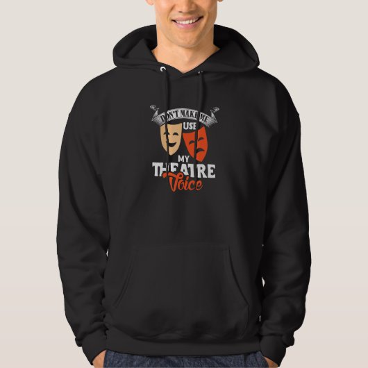 Veste À Capuche Ne m'oblige pas à utiliser ma conception de metteu (Devant)
