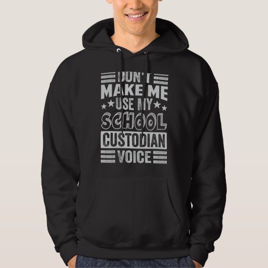 Veste À Capuche Ne m'oblige pas à utiliser ma voix de gardien de l (Devant)