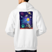 VESTE À CAPUCHE NÉ POUR ORBITER (Dos)
