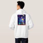 VESTE À CAPUCHE NÉ POUR ORBITER (Dos entier)