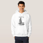 Veste À Capuche Né pour pêcher (Devant entier)