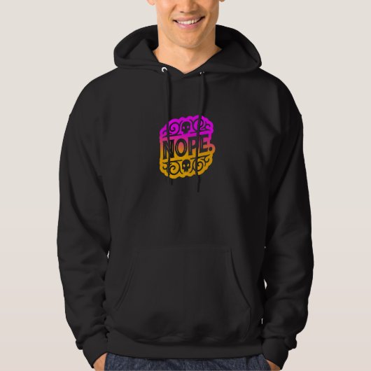 Veste À Capuche Ne soyez pas une personne du Oui Dites simplement  (Devant)