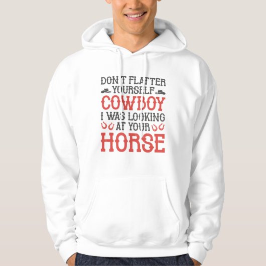 Veste À Capuche Ne vous fiez pas à vous-même Cowboy (Devant)