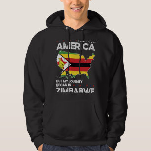 Veste À Capuche Né Zimbabwe Zimbabwe Etats-Unis