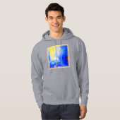 Veste À Capuche Nebula Stars Bleu, Jaune et Lait Blanc. Commandez  (Devant entier)