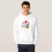Veste À Capuche Neige de ski de pingouin de Noël (Devant entier)