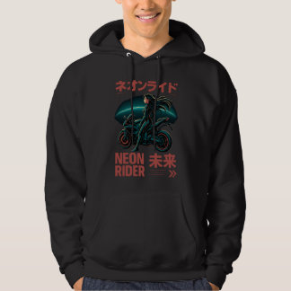 Veste À Capuche Neon Rider - Japonais Cyber-esthétique