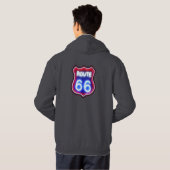 Veste À Capuche Néon Route66 (Dos entier)