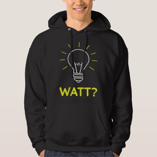 Veste À Capuche Nerd Électronique Électrique Citation de Travail (Devant)