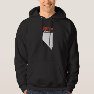 Veste À Capuche Nevada États-Unis État Amérique Voyage Nevadan Lev