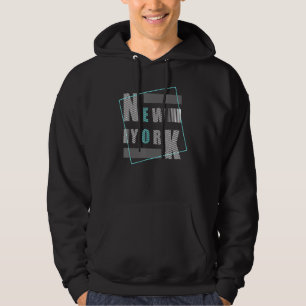 Veste À Capuche New York États-Unis Amérique Voyage État de New Yo