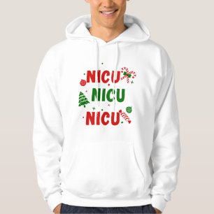 Veste À Capuche NICU Festive Noël design