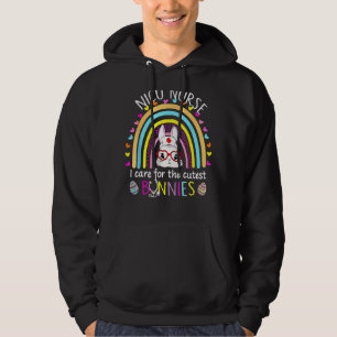 Veste À Capuche Nicu Nurse Je M'Occupe De Bunnies Cutest Rainbow E