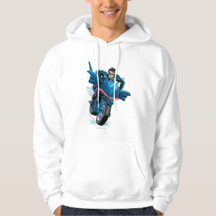Veste À Capuche Nightwing fait du vélo