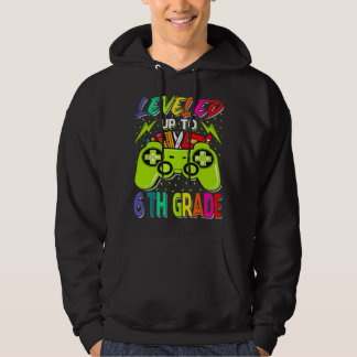 Veste À Capuche Niveau Atteint 6e Gamer Retour à l'École Premier