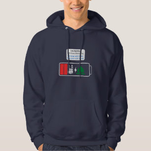 Veste À Capuche Niveau de batterie faible – 20 % restant   Personn