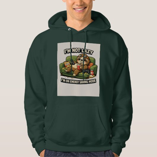 Veste À Capuche Niveau de paresse : Expert (Devant)