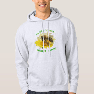 Veste À Capuche No Bees No Food - Protection Nature Hoodie