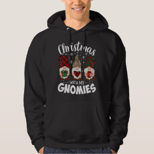 Veste À Capuche Noël Avec Mon Gnomie Leopard Enseignant Gnome Buf