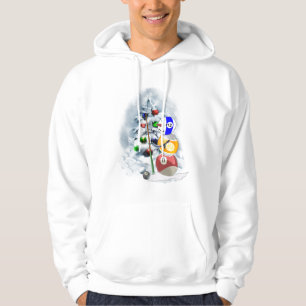 Veste À Capuche Noël de bonhomme de neige de boule de billards