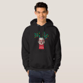 Veste À Capuche Noël de Noël de Noël de Poméranie (Devant entier)