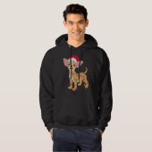 Veste À Capuche Noël du Chihuahua (Devant entier)