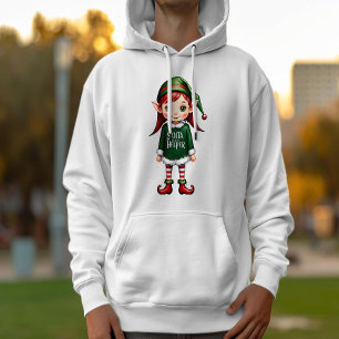 Veste À Capuche Noël festif de Santas Little Helper Elf