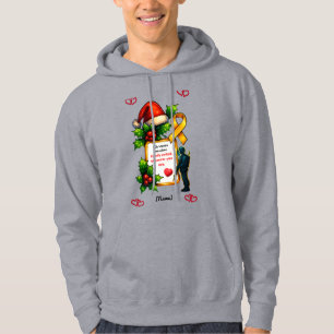 Veste À Capuche Noël militaire en famille - "Christ