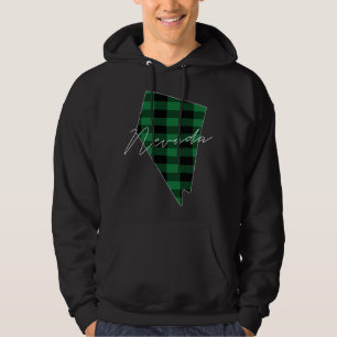 Veste À Capuche Noël Nevada Buffalo Plaid Unique USA Home Sta
