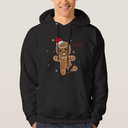 Veste À Capuche Noël Oh Snap Gingerbread Cookie (Devant)