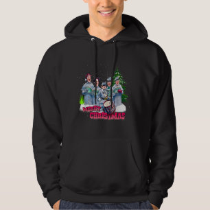 Veste À Capuche Noël Paix Noël, Priez Pour Noël T-Sh
