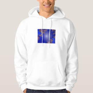 Veste À Capuche Noël Poinsettia Bleue VI