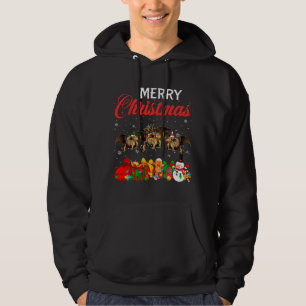 Veste À Capuche Noël Pyjama Dragon Lover Xmas Tree Lights Ani