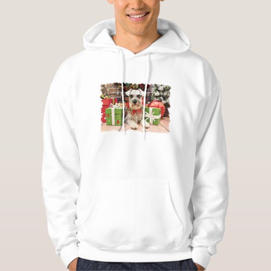 Veste À Capuche Noël - Schnauzer - Abby (Devant)
